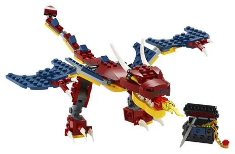 LEGO Creator (31102). Drago del fuoco - 3