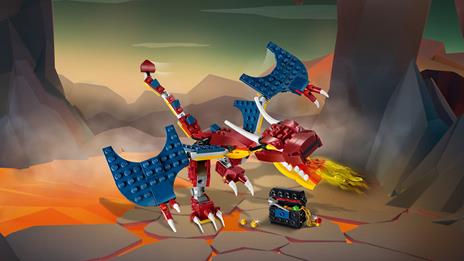 LEGO Creator (31102). Drago del fuoco - 4