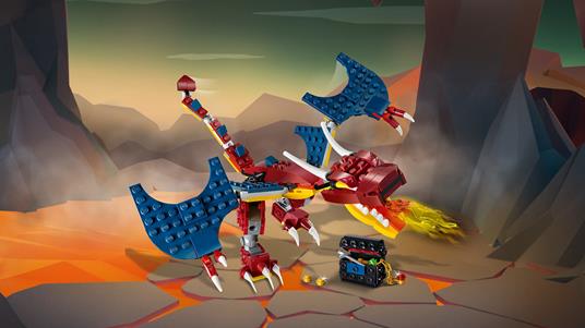 LEGO Creator (31102). Drago del fuoco - 4
