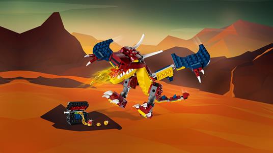 LEGO Creator (31102). Drago del fuoco - 5
