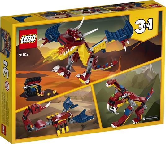 LEGO Creator (31102). Drago del fuoco - 11