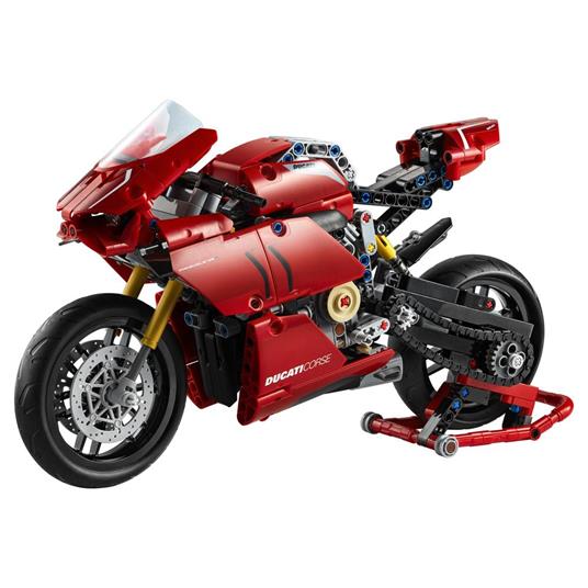 LEGO Technic 42107 Ducati Panigale V4 R, Moto Giocattolo da