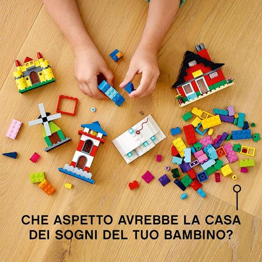 LEGO Classic 11008 Mattoncini e Case, Giochi Creativi per Bambino e Bambina dai 4 Anni in su, 6 Facili Modelli - 4