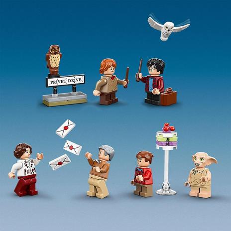 LEGO Harry Potter 75968 Privet Drive, 4, Casa Dursley con Minifigure Dobby, la Civetta Edvige e Macchina Giocattolo - 8