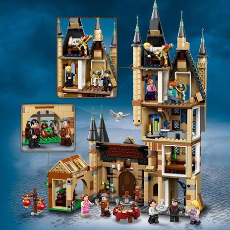 LEGO Harry Potter 75969 Torre di Astronomia di Hogwarts, Castello Giocattolo Compatibile, Giochi per Bambini dai 9 Anni - 5