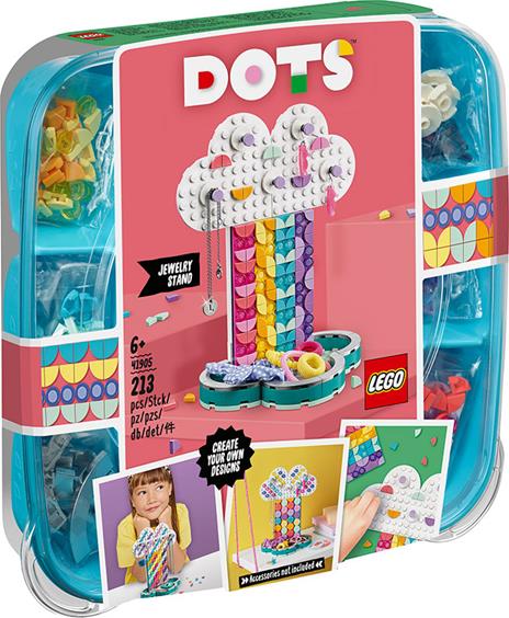 LEGO DOTS (41905). Portagioielli arcobaleno