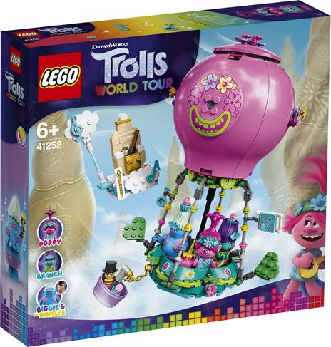 LEGO Trolls (41252). Avventura in mongolfiera di Poppy