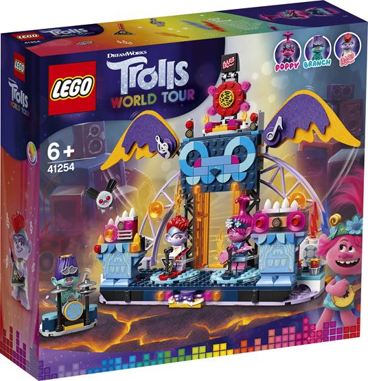 LEGO Trolls (41254). Concerto a Vulcano Rock City