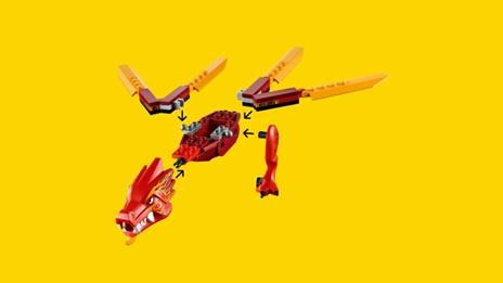 LEGO Ninjago (71701). Dragone del fuoco di Kai - 6