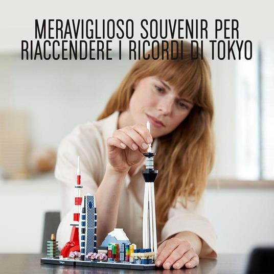 LEGO Architecture 21051 Tokyo, Collezione Skyline, Set di Edifici da Collezione per Adulti - 3