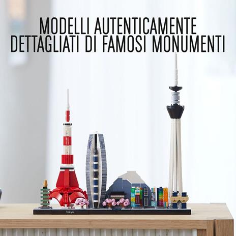 LEGO Architecture 21051 Tokyo, Collezione Skyline, Set di Edifici da Collezione per Adulti - 7