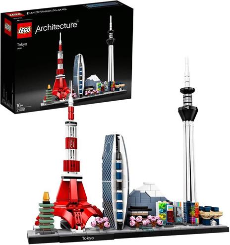 LEGO Architecture 21051 Tokyo, Collezione Skyline, Set di Edifici da Collezione per Adulti - 3