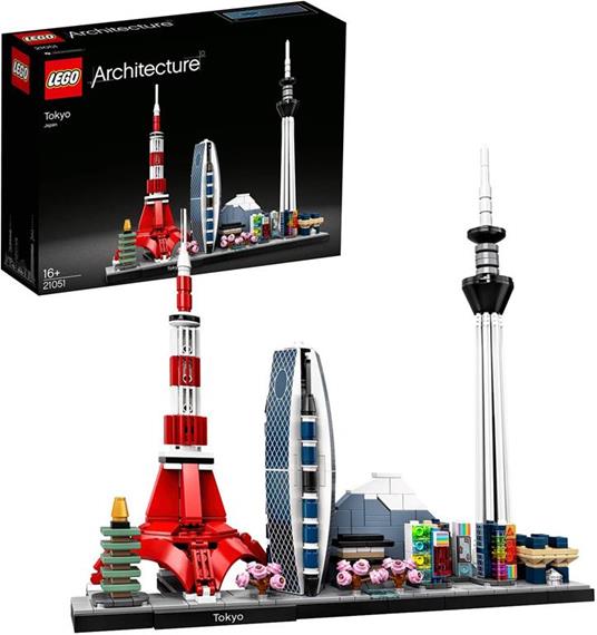 LEGO Architecture 21051 Tokyo, Collezione Skyline, Set di Edifici da Collezione per Adulti - 2