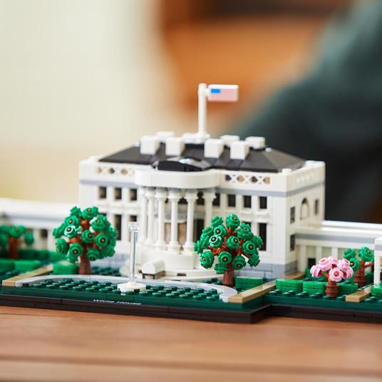 LEGO Architecture 21054 La Casa Bianca, Collezione Monumenti per Adulti, Idea Regalo da Collezione - 5