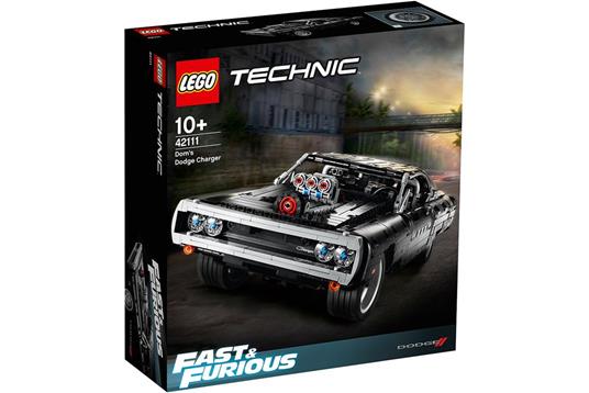 LEGO Technic 42111 Dom's Dodge Charger Macchina Giocattolo dal Film Fast and Furious Modellino Auto da Corsa Idee Regalo - 3
