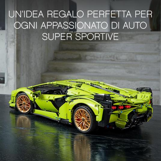 LEGO Technic 42115 Lamborghini Sián FKP 37, Set con Auto Sportiva, Modellino di Macchina da Costruire per Adulti, Idea Regalo - 4