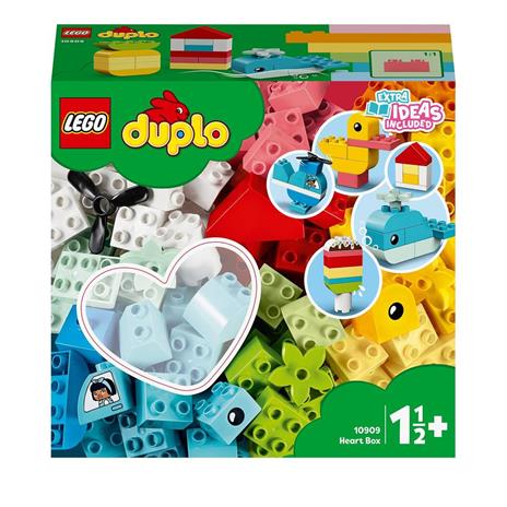LEGO DUPLO 10909 Classic Scatola Cuore, Primi Mattoncini Colorati da Costruzione, Giochi Educativi e Creativi per Bambini - 2