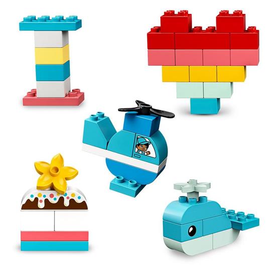 LEGO DUPLO 10909 Classic Scatola Cuore, Primi Mattoncini Colorati da  Costruzione, Giochi Educativi e Creativi per Bambini - LEGO - Duplo - Set  mattoncini - Giocattoli