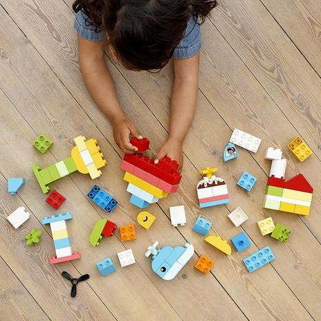 LEGO DUPLO 10909 Classic Scatola Cuore, Primi Mattoncini Colorati da Costruzione, Giochi Educativi e Creativi per Bambini - 8