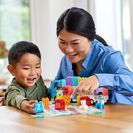 LEGO DUPLO 10915 Camion dell'Alfabeto, Mattoncini per lApprendimento delle Lettere, Giochi Educativi per Bambini 1,5+ Anni - 8