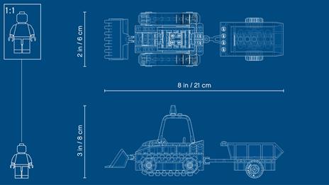 LEGO City Great Vehicles (60252). Bulldozer da cantiere - 15