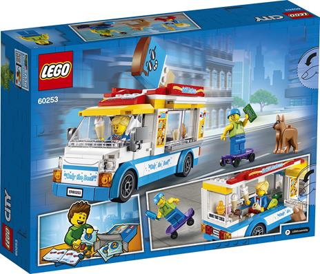 LEGO City 60253 Furgone dei Gelati, Camion Giocattolo con Skater e Cane, Giochi Creativi per Bambini dai 5 Anni in su - 11