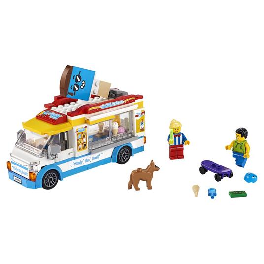 LEGO City 60253 Furgone dei Gelati, Camion Giocattolo con Skater e Cane, Giochi Creativi per Bambini dai 5 Anni in su - 12