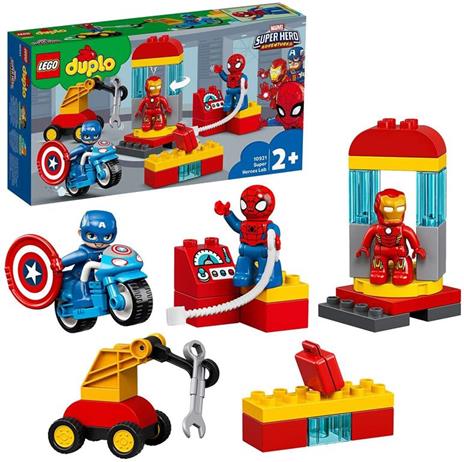 LEGO DUPLO Super Heroes (10921). Il laboratorio dei supereroi