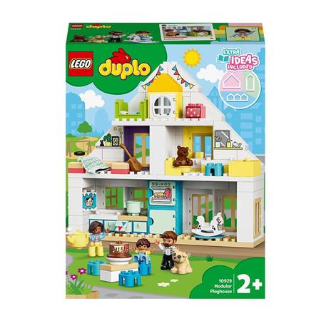 LEGO DUPLO Town 10929 Casa da Gioco Modulare, Set 3 in 1 con Costruzione Torre per Bambini e Bambine dai 2 Anni in su - 4