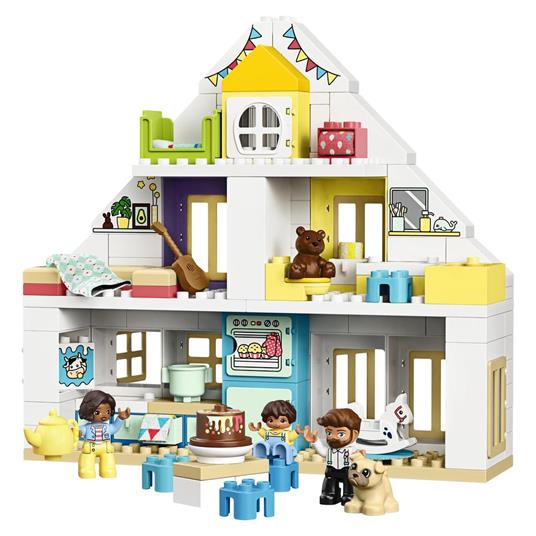 LEGO DUPLO Town 10929 Casa da Gioco Modulare, Set 3 in 1 con Costruzione Torre per Bambini e Bambine dai 2 Anni in su - 8
