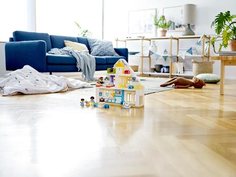 LEGO DUPLO Town 10929 Casa da Gioco Modulare, Set 3 in 1 con Costruzione Torre per Bambini e Bambine dai 2 Anni in su - 10
