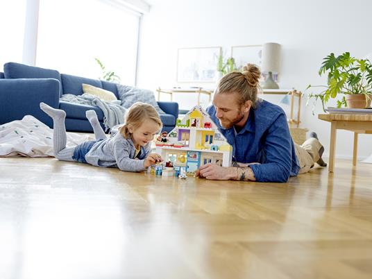LEGO DUPLO Town 10929 Casa da Gioco Modulare, Set 3 in 1 con Costruzione Torre per Bambini e Bambine dai 2 Anni in su - 11