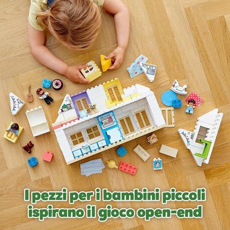 LEGO DUPLO Town 10929 Casa da Gioco Modulare, Set 3 in 1 con Costruzione Torre per Bambini e Bambine dai 2 Anni in su - 10