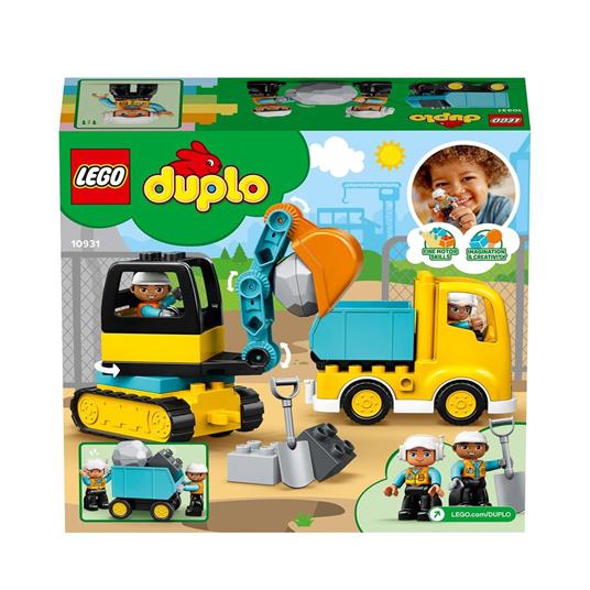 LEGO DUPLO Town (10931). Camion e scavatrice cingolata - 10