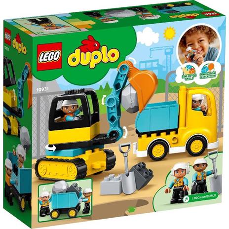 LEGO DUPLO Town (10931). Camion e scavatrice cingolata - 2
