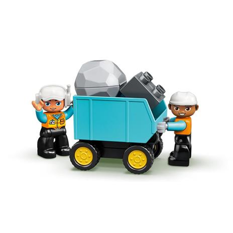 LEGO DUPLO Town (10931). Camion e scavatrice cingolata - 6