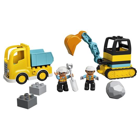 LEGO DUPLO Town (10931). Camion e scavatrice cingolata - 10