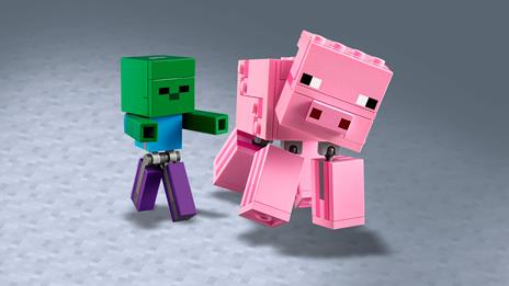 LEGO Minecraft (21157). Maxi-figure Maiale e Baby Zombi - 8