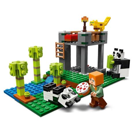 LEGO Minecraft 21158 LAllevamento di Panda, Set da Costruzione con le Figure di Alex e degli Animali, Giochi per Bambini - 3