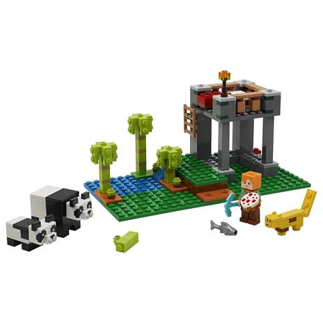 LEGO Minecraft 21158 LAllevamento di Panda, Set da Costruzione con le Figure di Alex e degli Animali, Giochi per Bambini - 7
