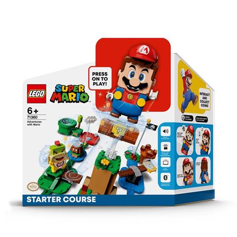 LEGO Super Mario 71360 Avventure di Mario - Starter Pack, Giochi per Bambini dai 6 Anni, Giocattolo Personaggi Interattivi - 2