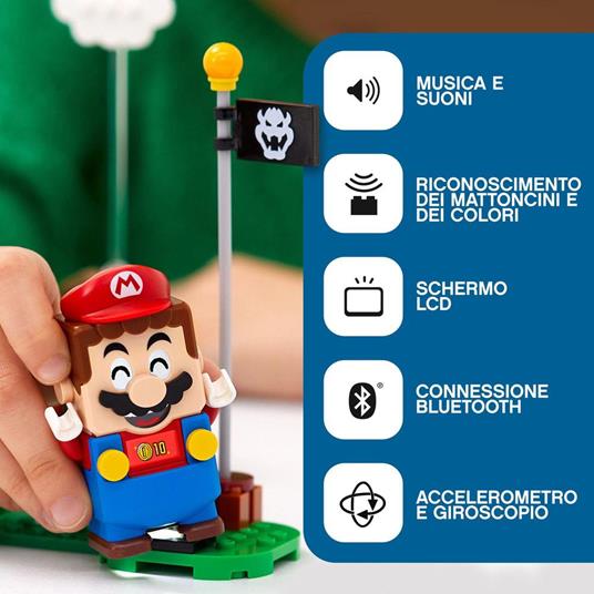 LEGO Super Mario 71360 Avventure di Mario - Starter Pack, Giochi per Bambini dai 6 Anni, Giocattolo Personaggi Interattivi - 4