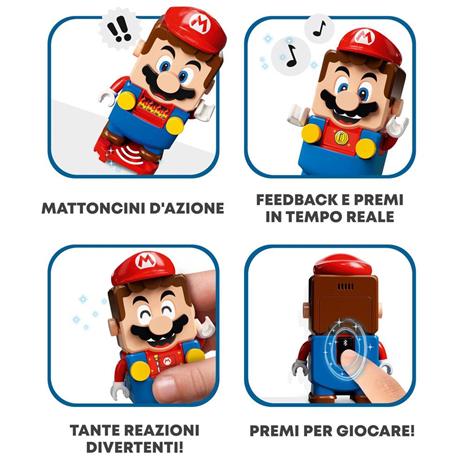 LEGO Super Mario 71360 Avventure di Mario - Starter Pack, Giochi per Bambini dai 6 Anni, Giocattolo Personaggi Interattivi - 5