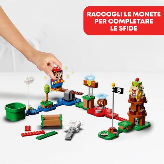LEGO Super Mario 71360 Avventure di Mario - Starter Pack, Giochi per Bambini dai 6 Anni, Giocattolo Personaggi Interattivi - 6