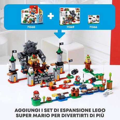 LEGO Super Mario 71360 Avventure di Mario - Starter Pack, Giochi per Bambini dai 6 Anni, Giocattolo Personaggi Interattivi - 9