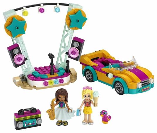 LEGO Friends (41390). L'auto e il palco di Andrea - 2