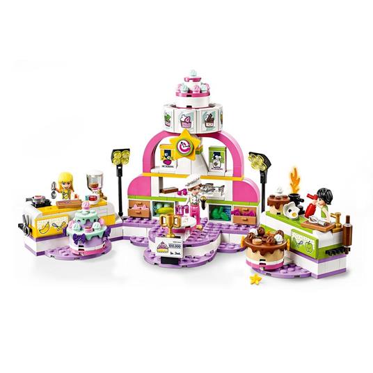 LEGO Friends 41393 Concorso di Cucina, Set con Torte e 3 Mini Bamboline, Giochi Creativi per Bambina e Bambino dai 6 Anni - 4