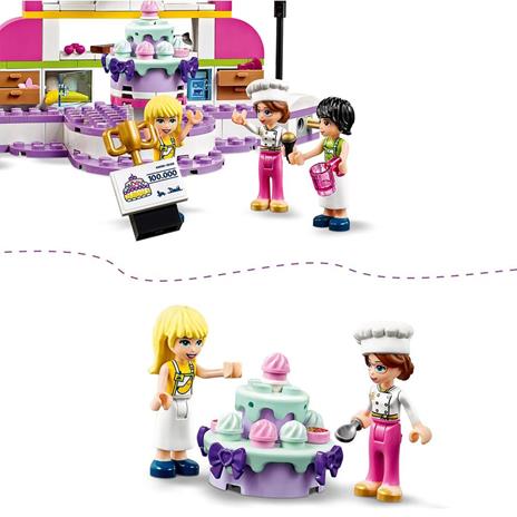 LEGO Friends 41393 Concorso di Cucina, Set con Torte e 3 Mini Bamboline, Giochi Creativi per Bambina e Bambino dai 6 Anni - 6