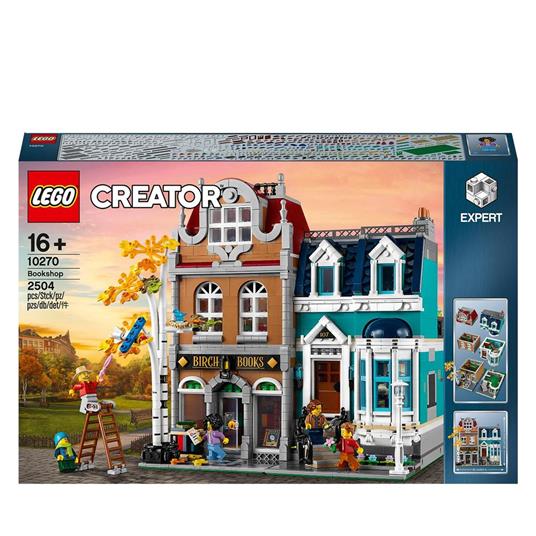 LEGO Creator 10270 Libreria Set Modulare da Collezione per Adulti Modellino  da Costruire Idea Regalo Decorazione di Casa - LEGO - Creator - Edifici e  architettura - Giocattoli