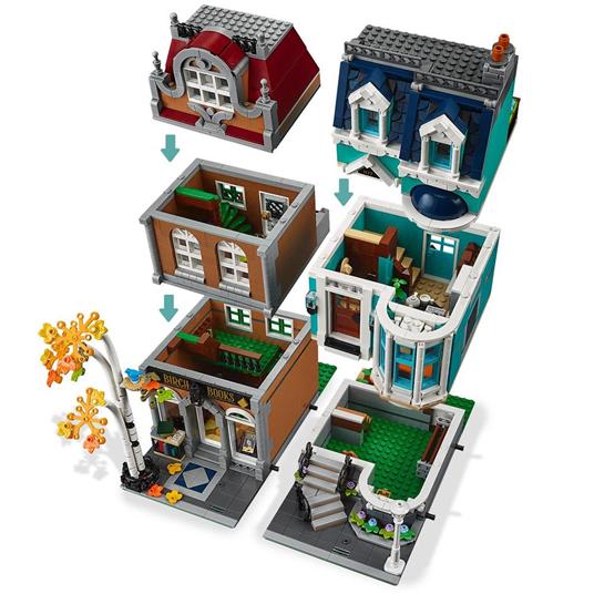 LEGO Creator 10270 Libreria Set Modulare da Collezione per Adulti Modellino da Costruire Idea Regalo Decorazione di Casa - 4